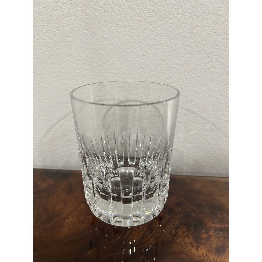 Baccarat Crystal Rotary 4in Double Old Fashion glass-signed